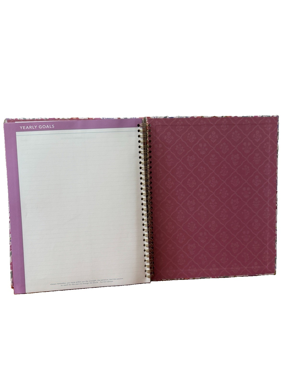 2027 Clementine 12 month Floral Planner July 2026-June 2027 11×9” Notebook Size