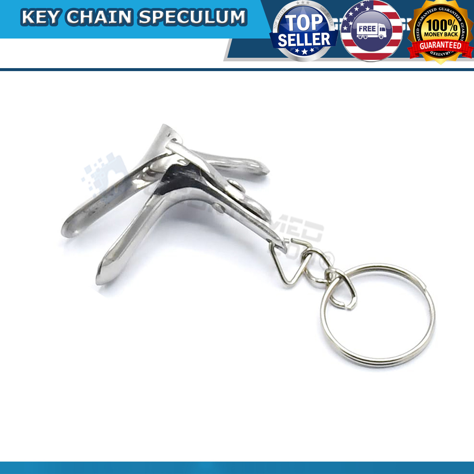 20 PIECES GYN Speculum keychain Stainless Steel, NURSE DOCTOR STUDENT GIFT ODM