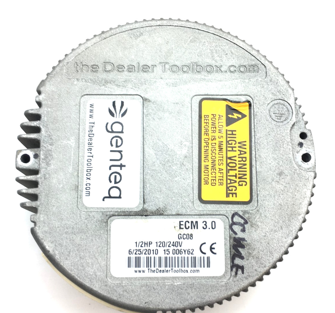 Genteq ECM 3.0 GC08 Module Only 1/2HP 120/240V CCWLE used #J143