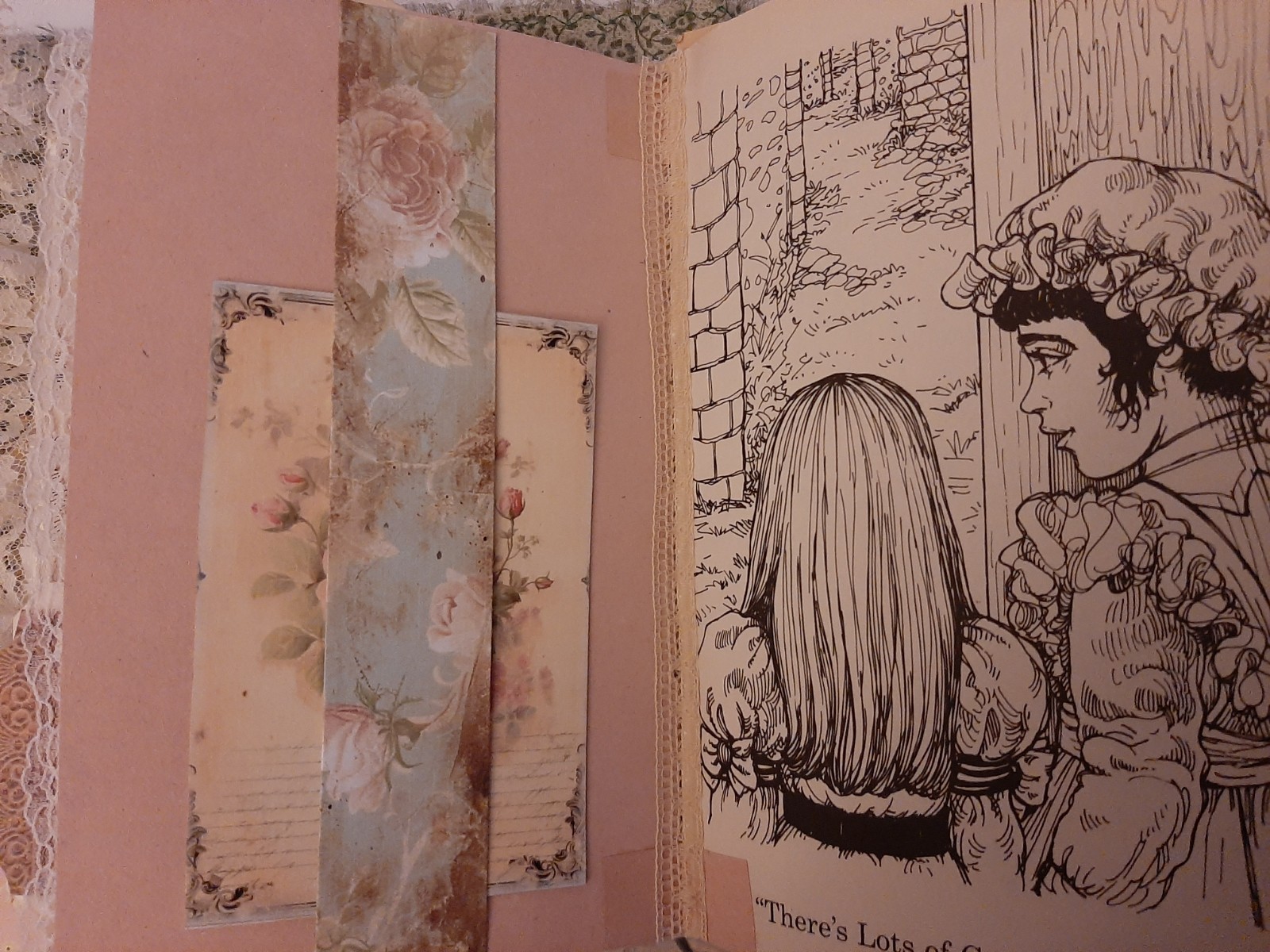 Junk Journal Handmade chunky «Secret Garden» Soft and squishy Classic Story