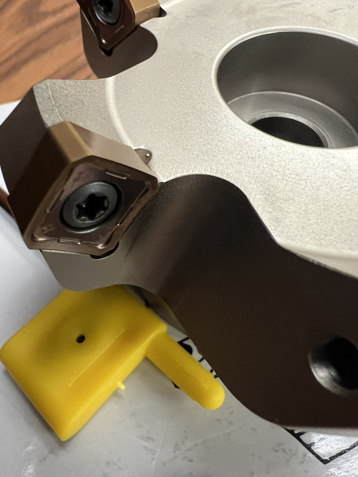 3″ 45 degree indexable face shell mill, milling & 10 Extra SNMX1205 Inserts #506
