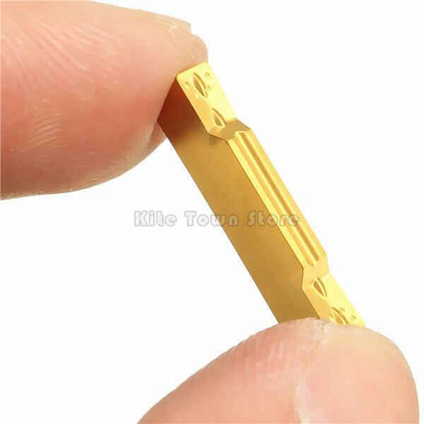 10pcs Carbide Inserts MGMN200-G for MGEHR/MGIVR Grooving Cut-Off Tool Holder