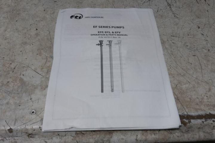Finish Thompson EFP-54 57-1/4 In Overall Length 17 Max GPM Drum Pump Tube