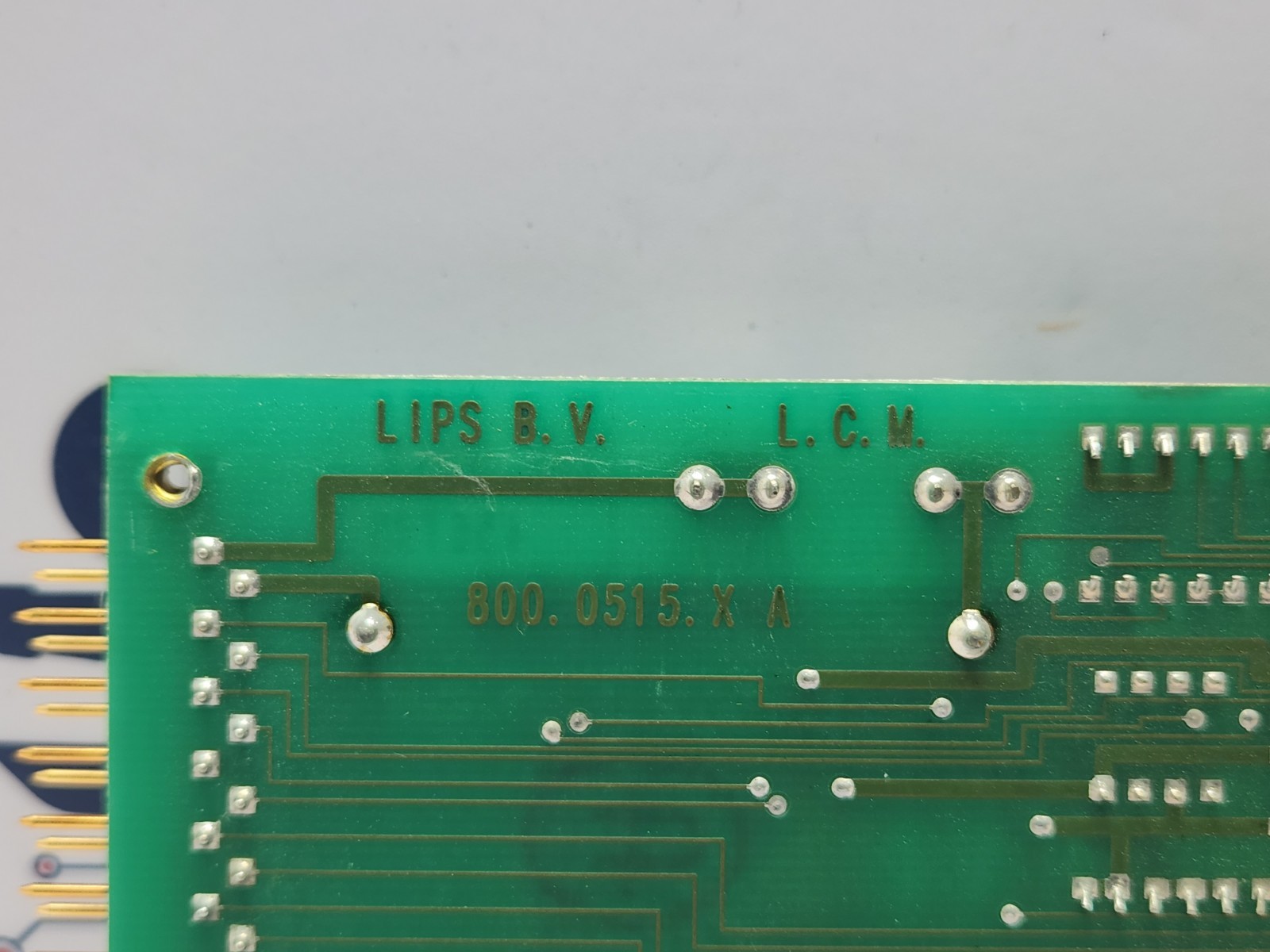 LIPS BV 800.0515.X A L.C.M. PCB WITH CARD HOLDER