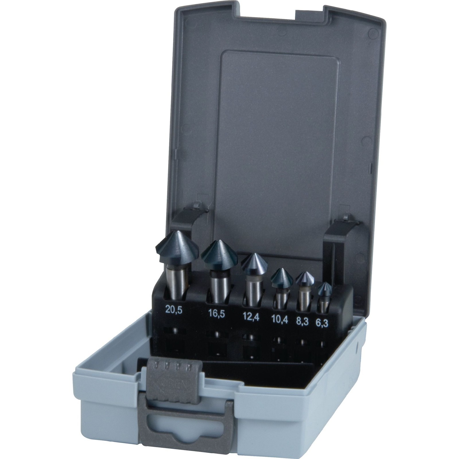 Countersink set 6.3-20.5 mm 6 pieces plastic cassette RUKO countersink set countersink