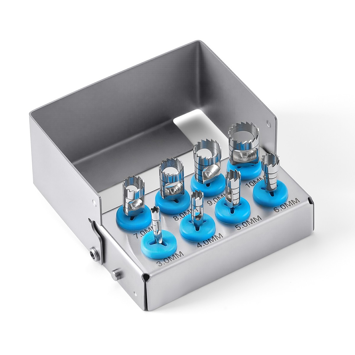 8PCS Dental Trephine Drills Kit Surgery Bur holder Bur Holder AZDENT