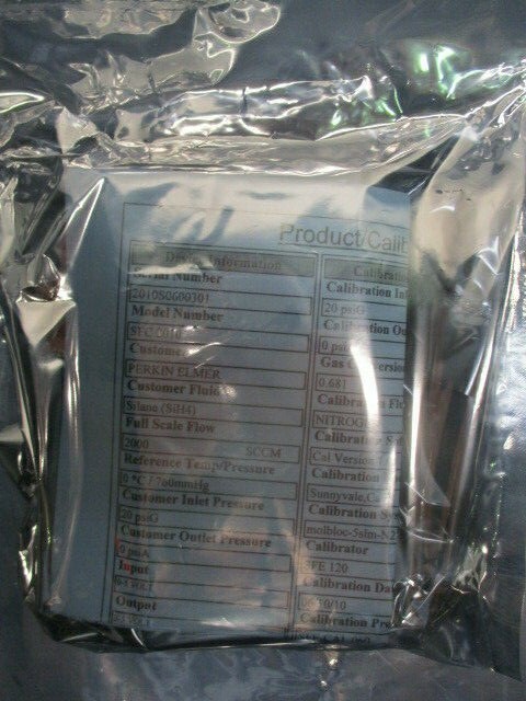 SemiFlow SFC2010 Mass Flow Controller, MFC, SiH4, 2 SLPM, Perkin Elmer, 101318