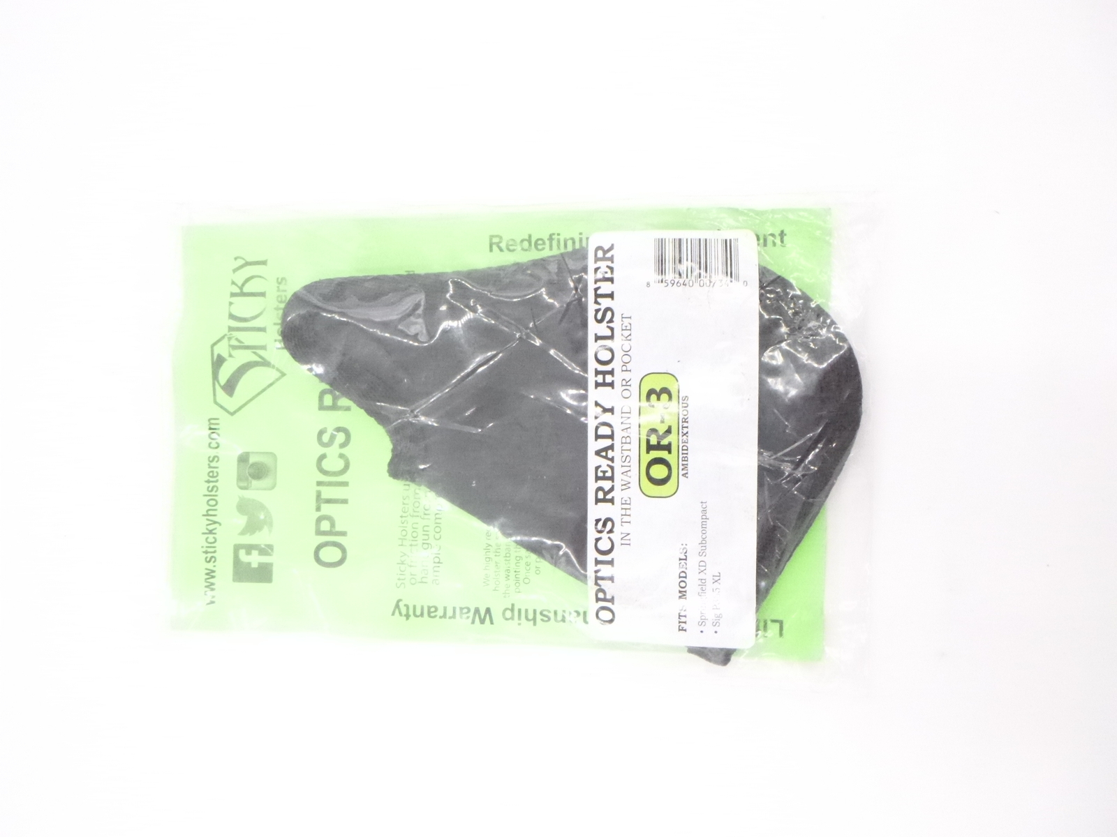 Sticky Holsters OR-3 Optics Ready Pocket Holster Fits Sig Sauer P365XL