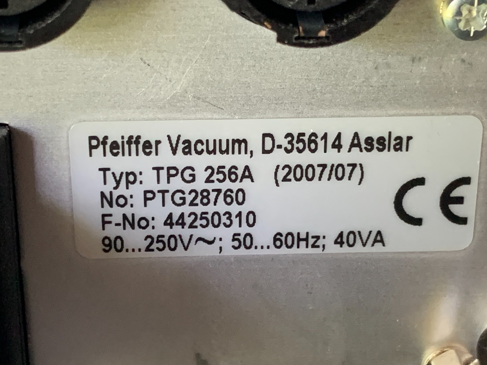 Pfeiffer Vacuum TPG 256A MaxiGauge 6-Port Vacuum Gauge Controller PARTS REPAIR