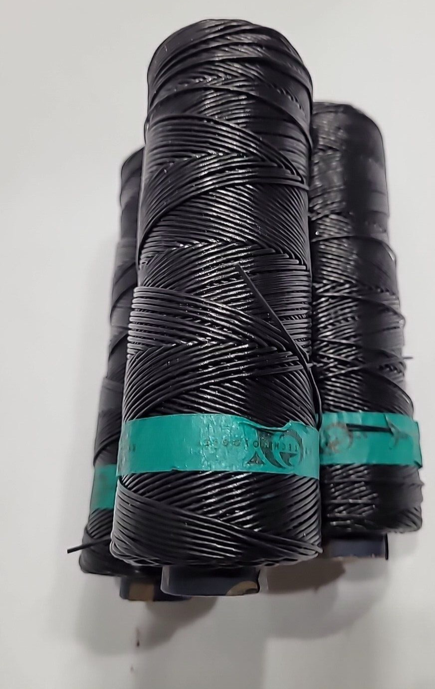 EY Technologies Lacing Braiding Cord, Black Nylon Wax, SET OF 3!