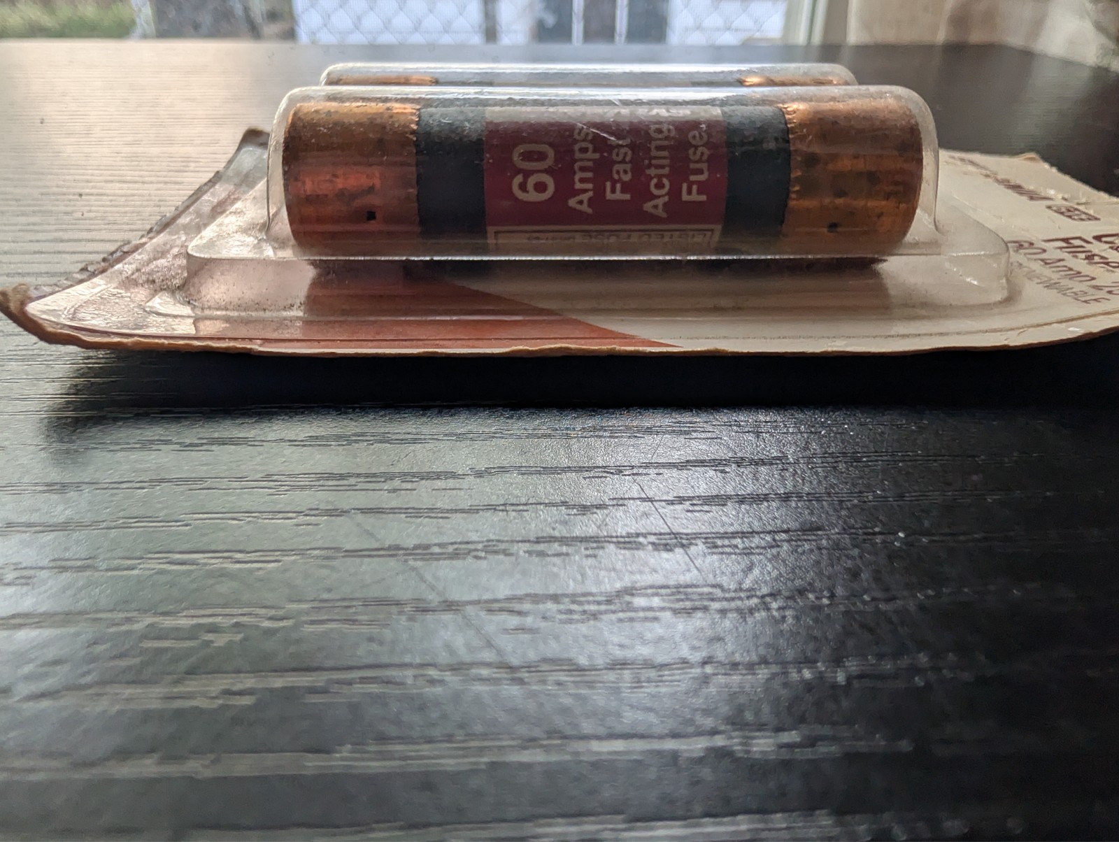 Sylvania GTE Cartridge Fast Acting Fuses 60 AMP, 250 V Non-Renewable Pkg of 2