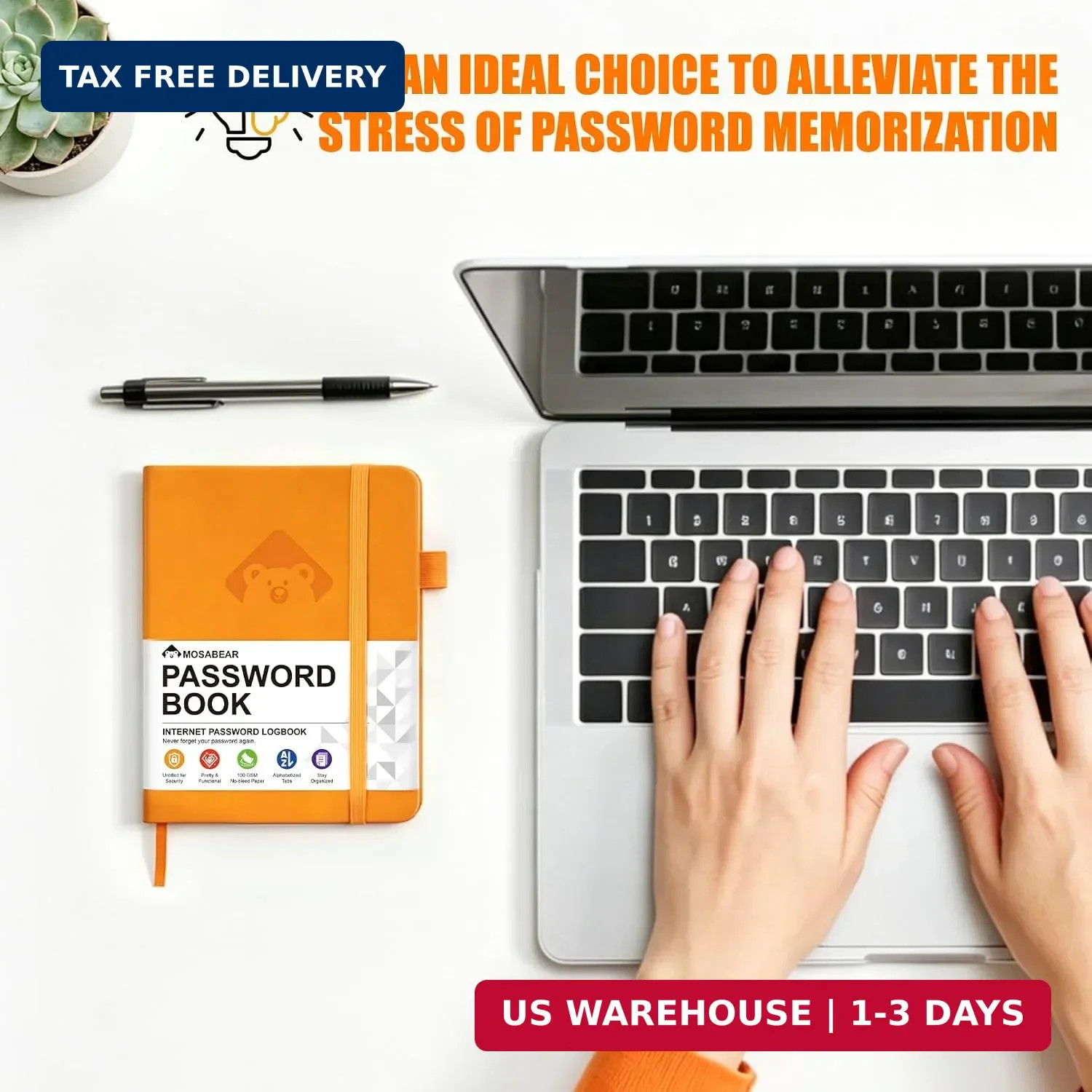 Password Book with Alphabetical tabs Internet Address Organizer Logbook Small Po