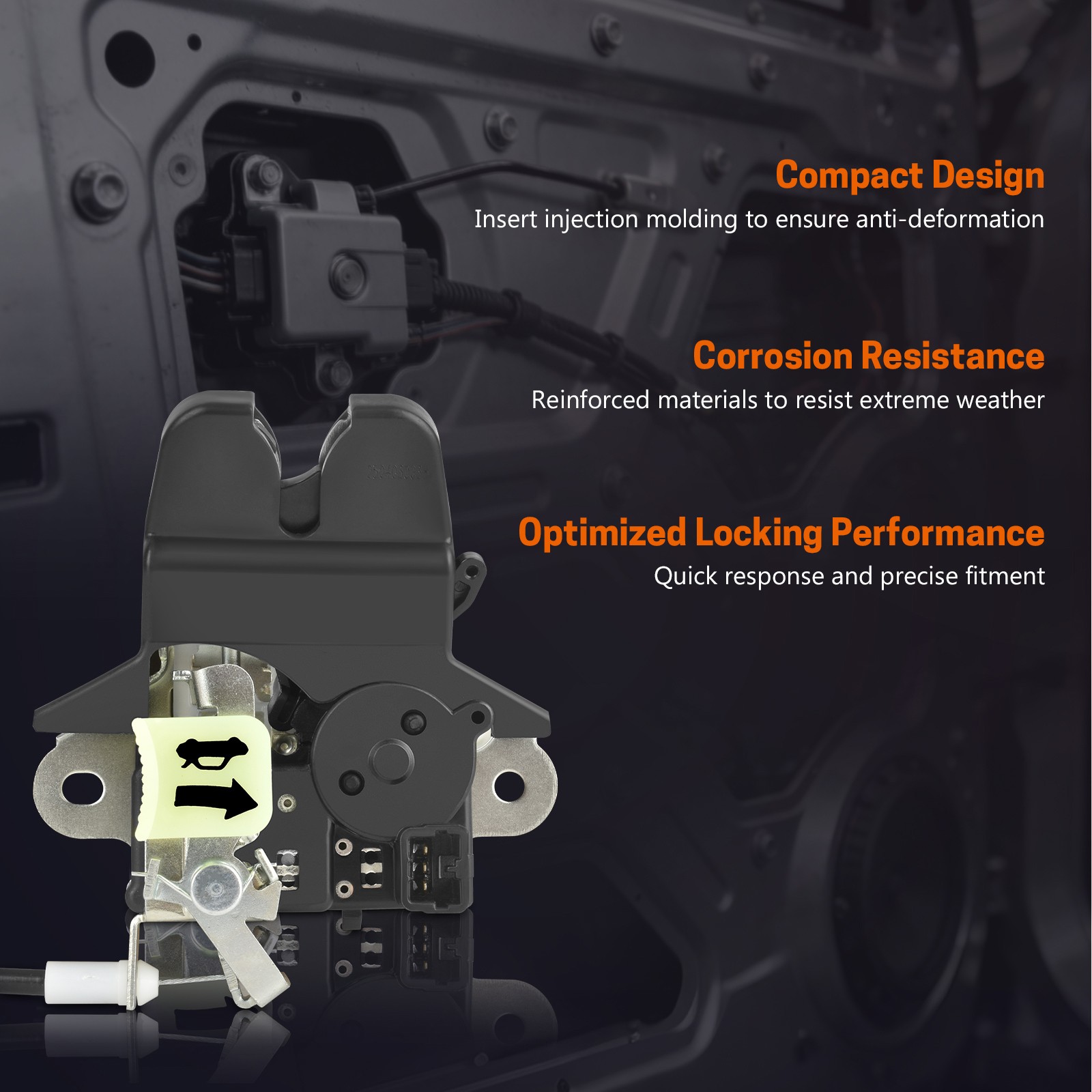 SINTLY Rear Trunk Latch Lock Actuator for 2009-2015 Hyundai Sonata 812303Q000