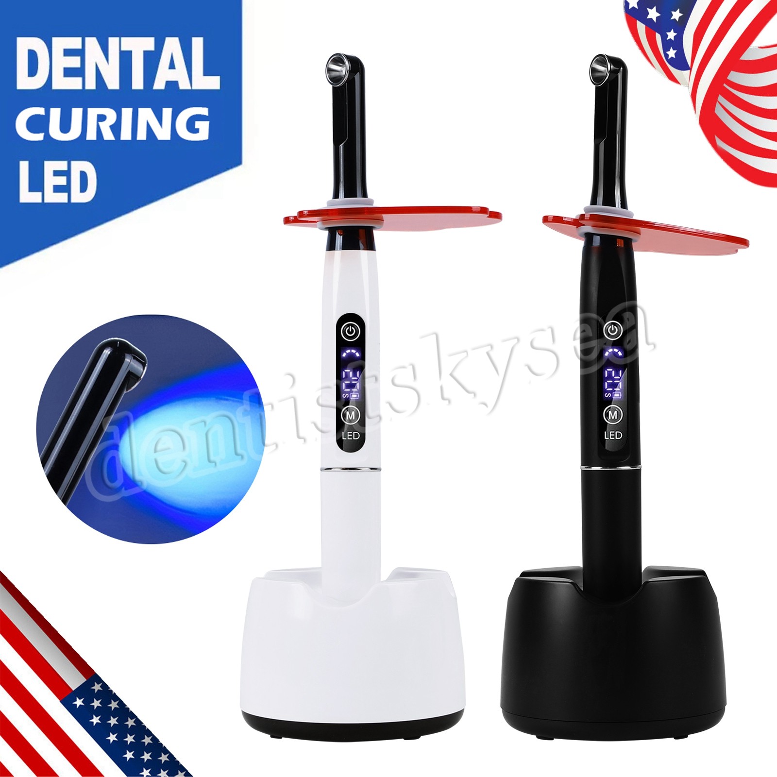 Dental Estilo Woodpecker LED.B Lampara LED Cordless Curing Light Lamp TKS
