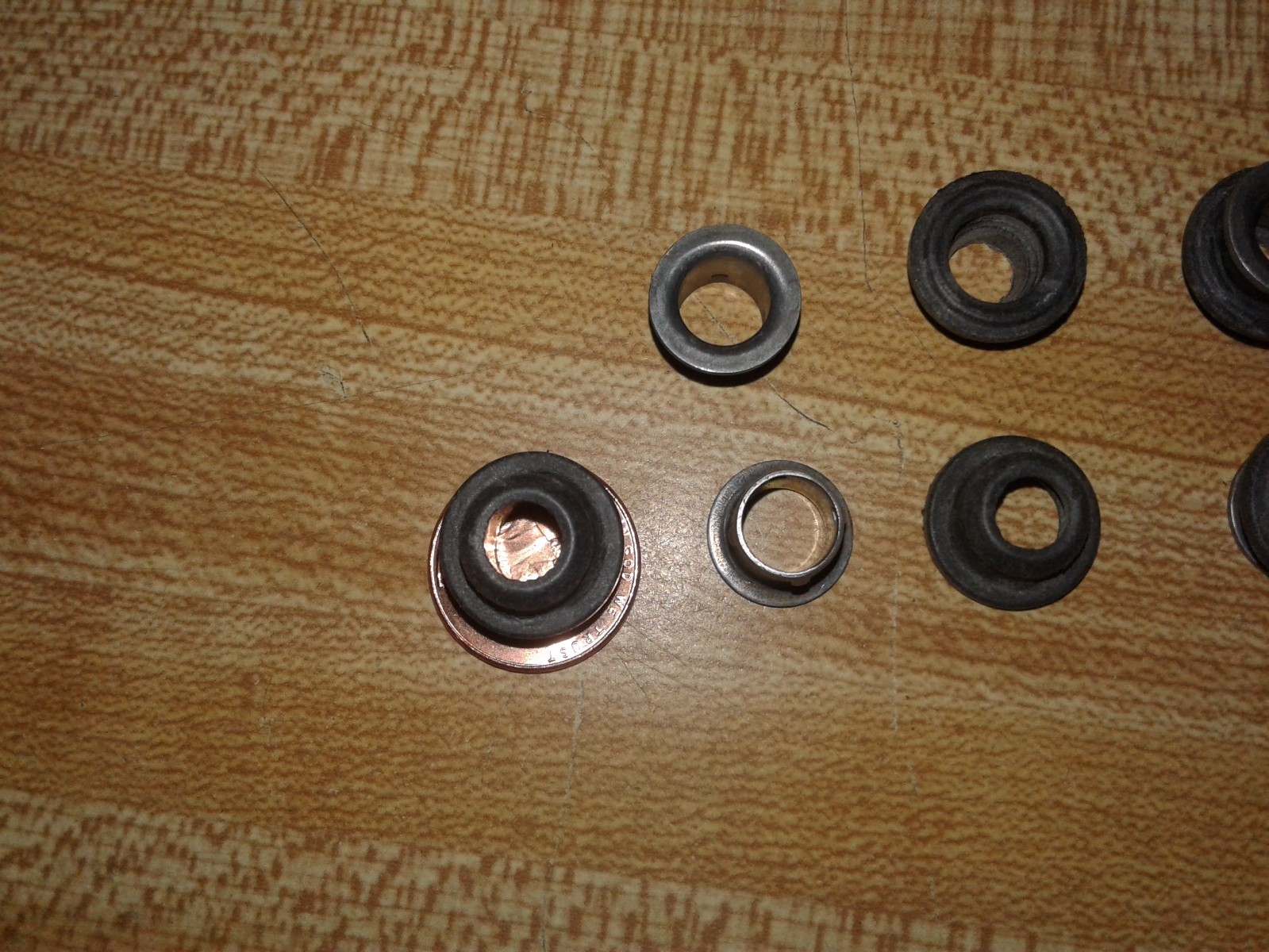 25 New 5/16″id Anti Vibration Shock Mounts Steel Grommet Rubber Bushing Mount