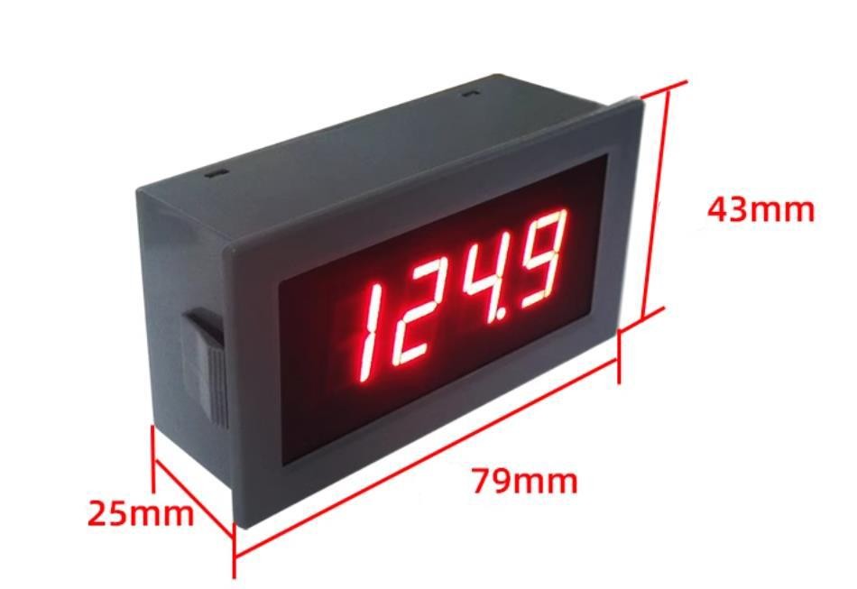 1Pcs YB5135B 3 1/2 LED Digital DC Voltmeter Panel Meter DC 0-1000V