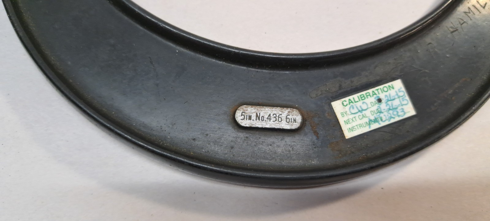 Starrett No. 436 Outside Micrometer 4-5″ .001″ W/ Spindle Lock (60210)