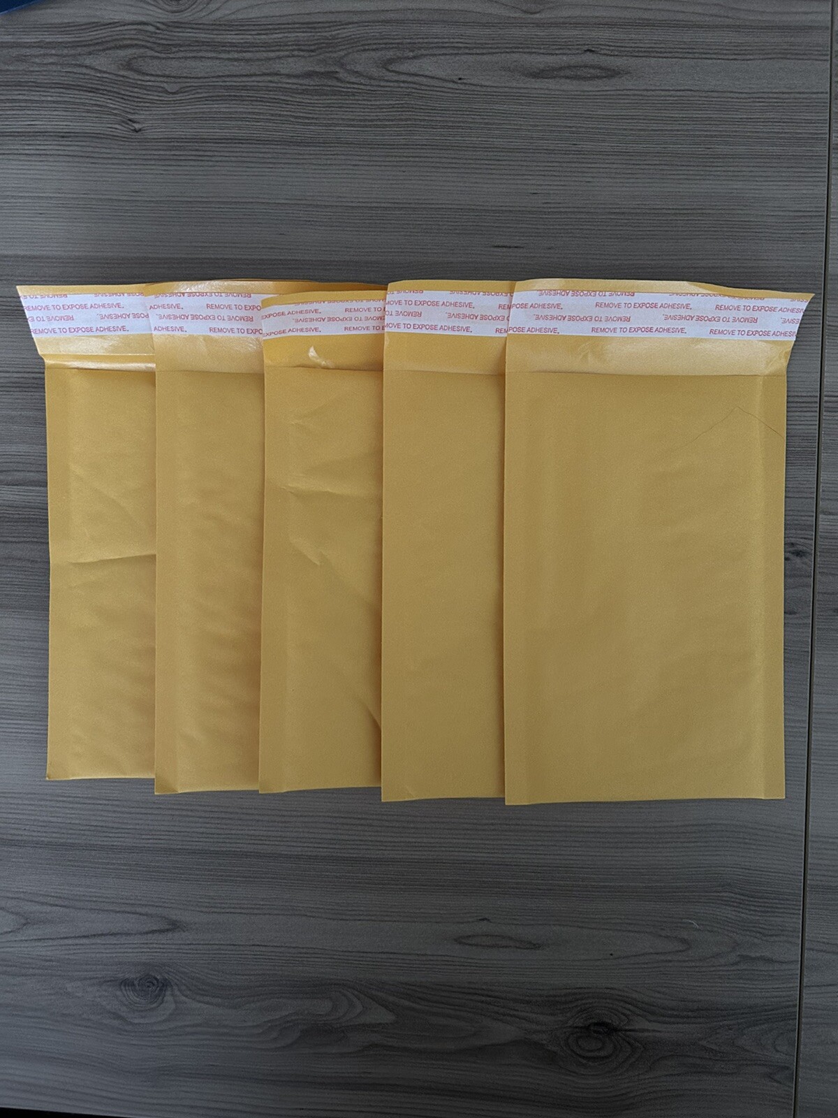 Kraft Bubble Mailers 4inches X 7Inches 4×7 5 Pieces Shipping Envelopes Easy Seal