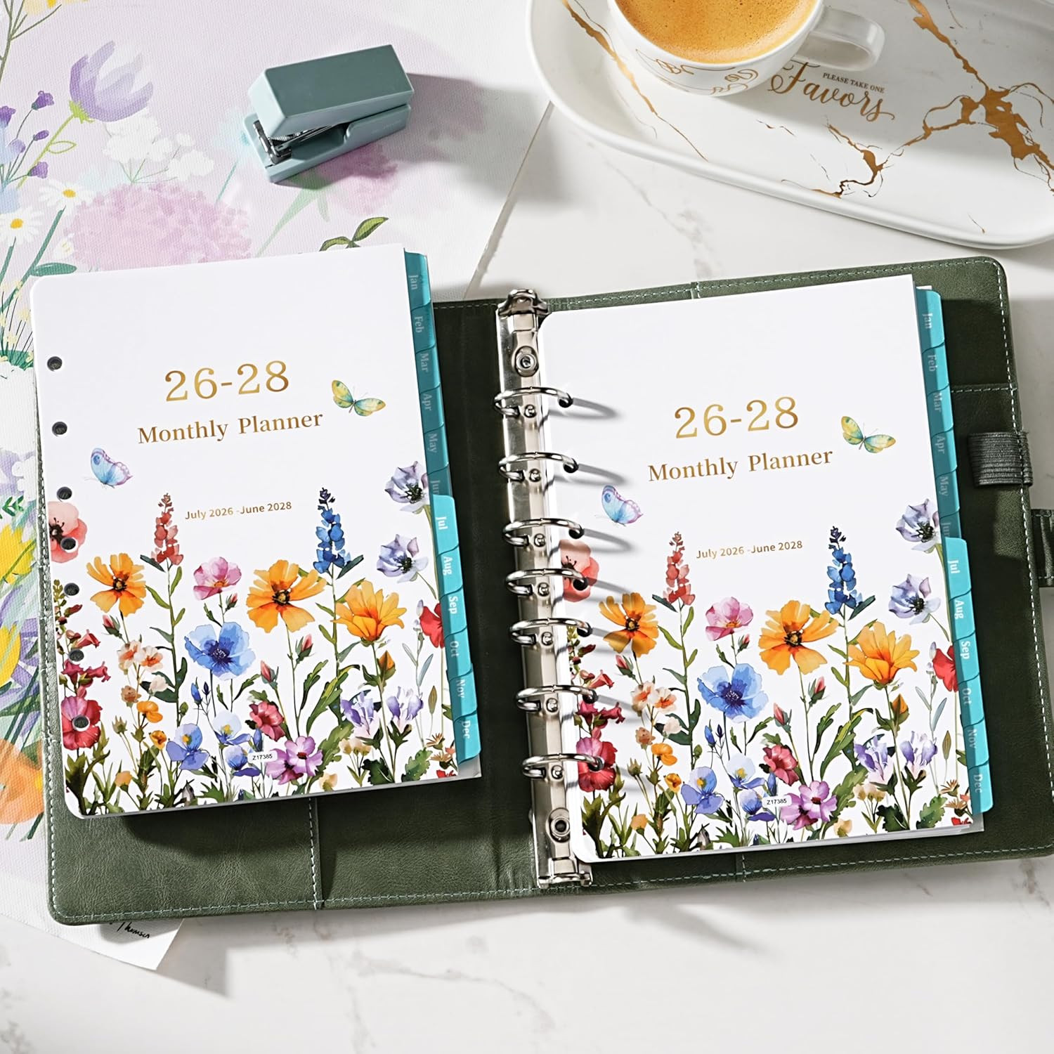 2026-2028 Monthly Planner Refill – 7-Hole Punched, A5 Planner Inserts, from Jul.