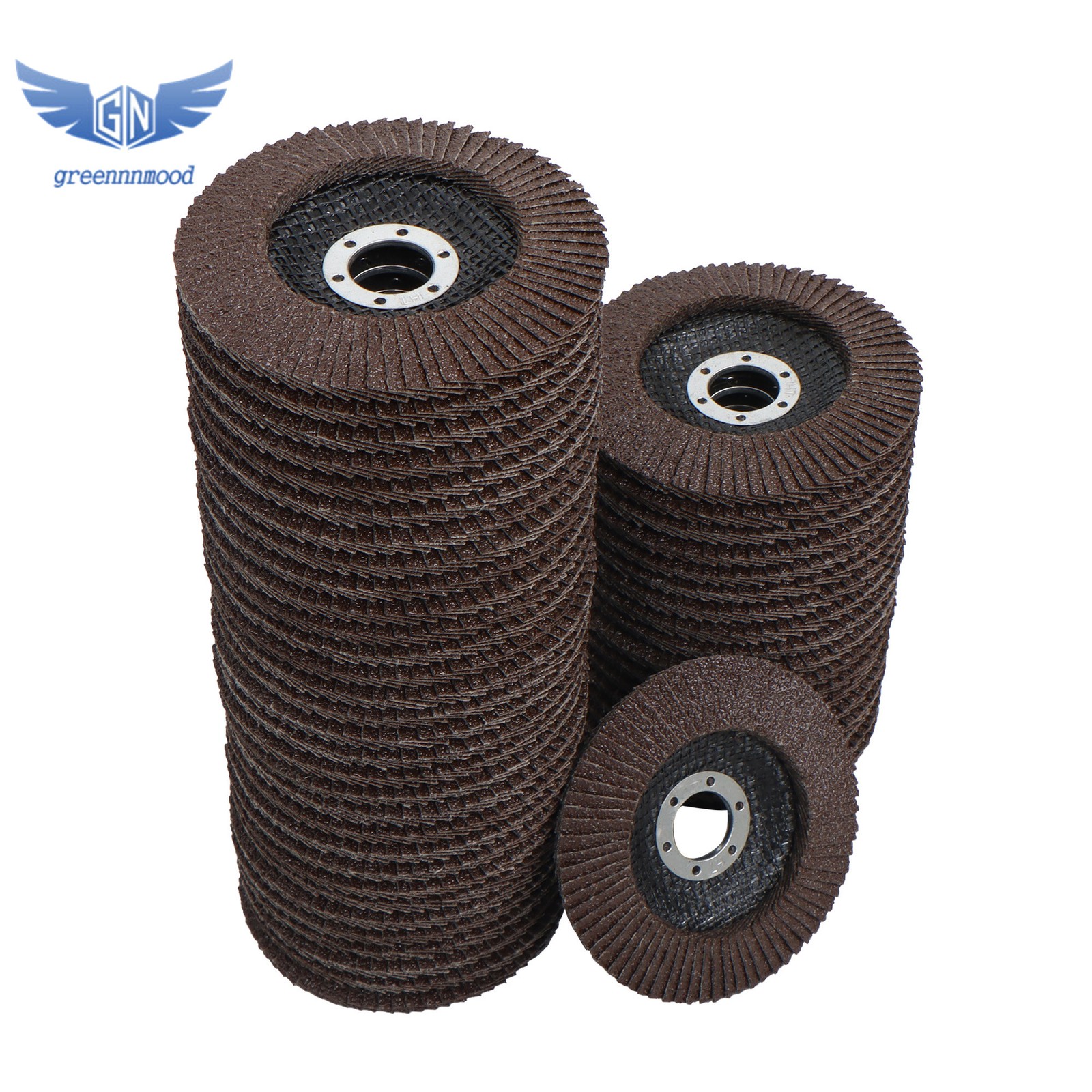 50PCS Premium Zirconia Flap Disc Sanding Grinding 4-1/2″ × 7/8″ 40 Grit