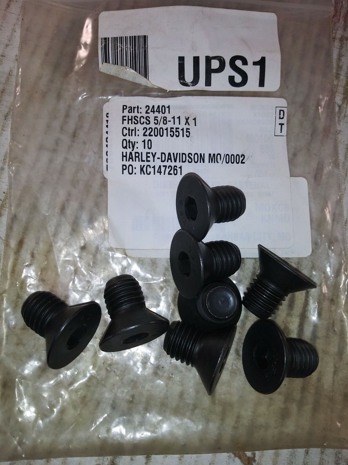 10 NEW FASTENAL 24401 5/8″-11X1″ ASTM F835 SOCKET CAP SCREWS NNB **MAKE OFFER**