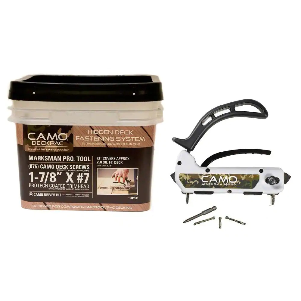 CAMO Hidden Deck Fasteners Trimhead Deck Screws Marksman Pro And Driver Bits New