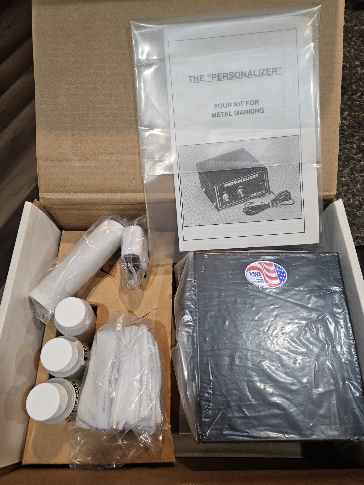 Electrochemical Etching Machine The Personalizer Plus Made In USA.
