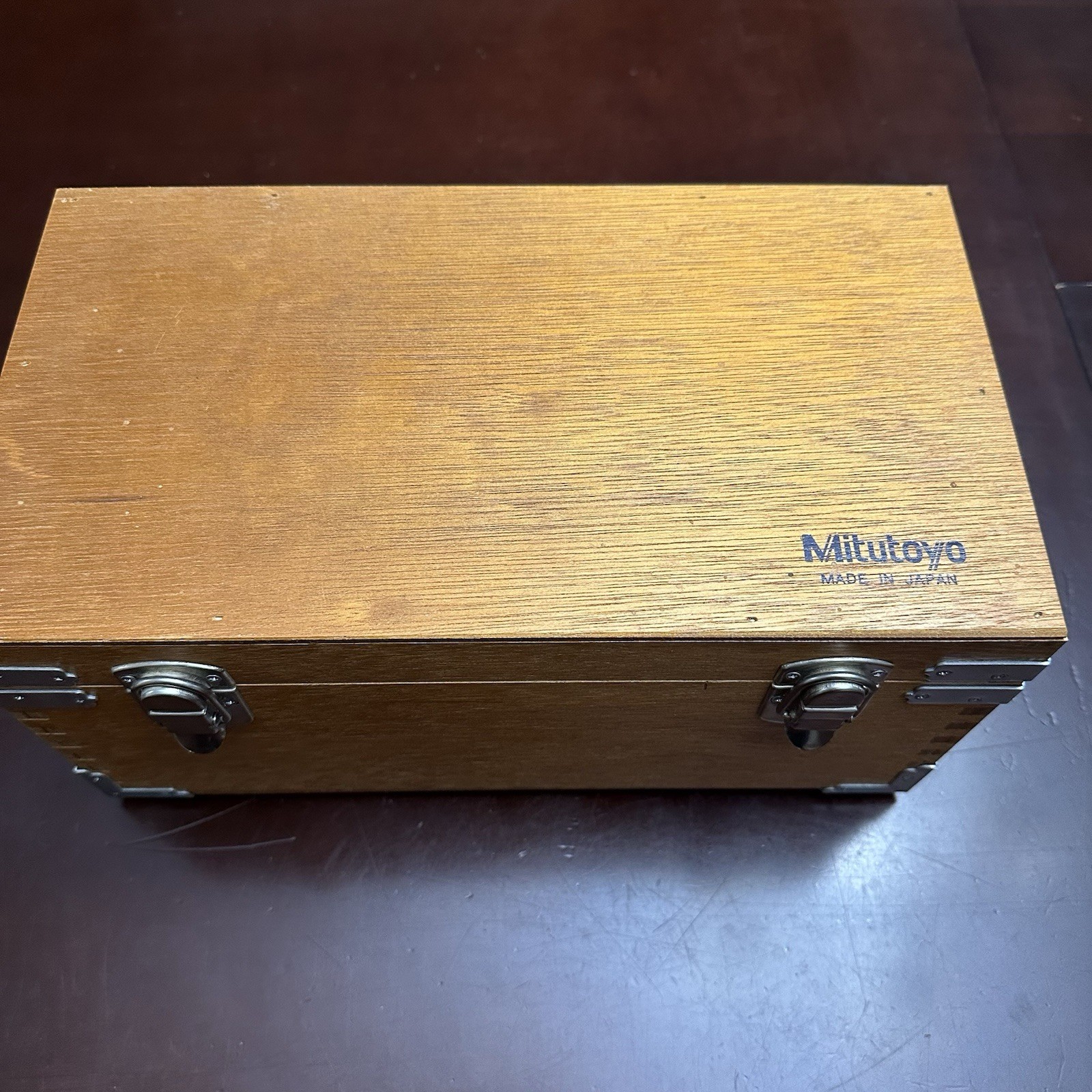 Mitutoyo 0-6″ 103 Series Micrometer Set 103-933 wooden case Precision Machine