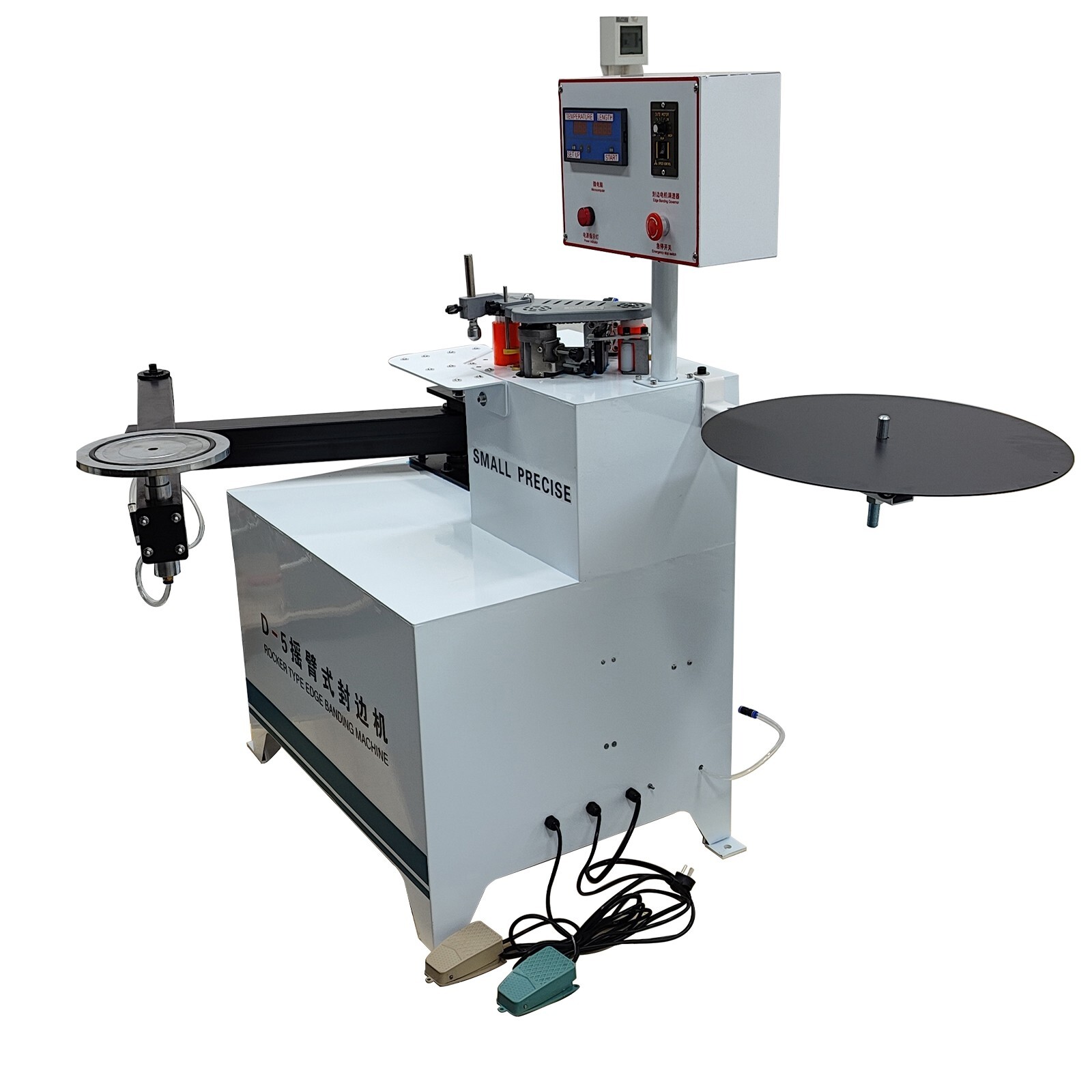 Rocker Type Curved Straight Line Edge Banding Machine 220V Wood Working Banding