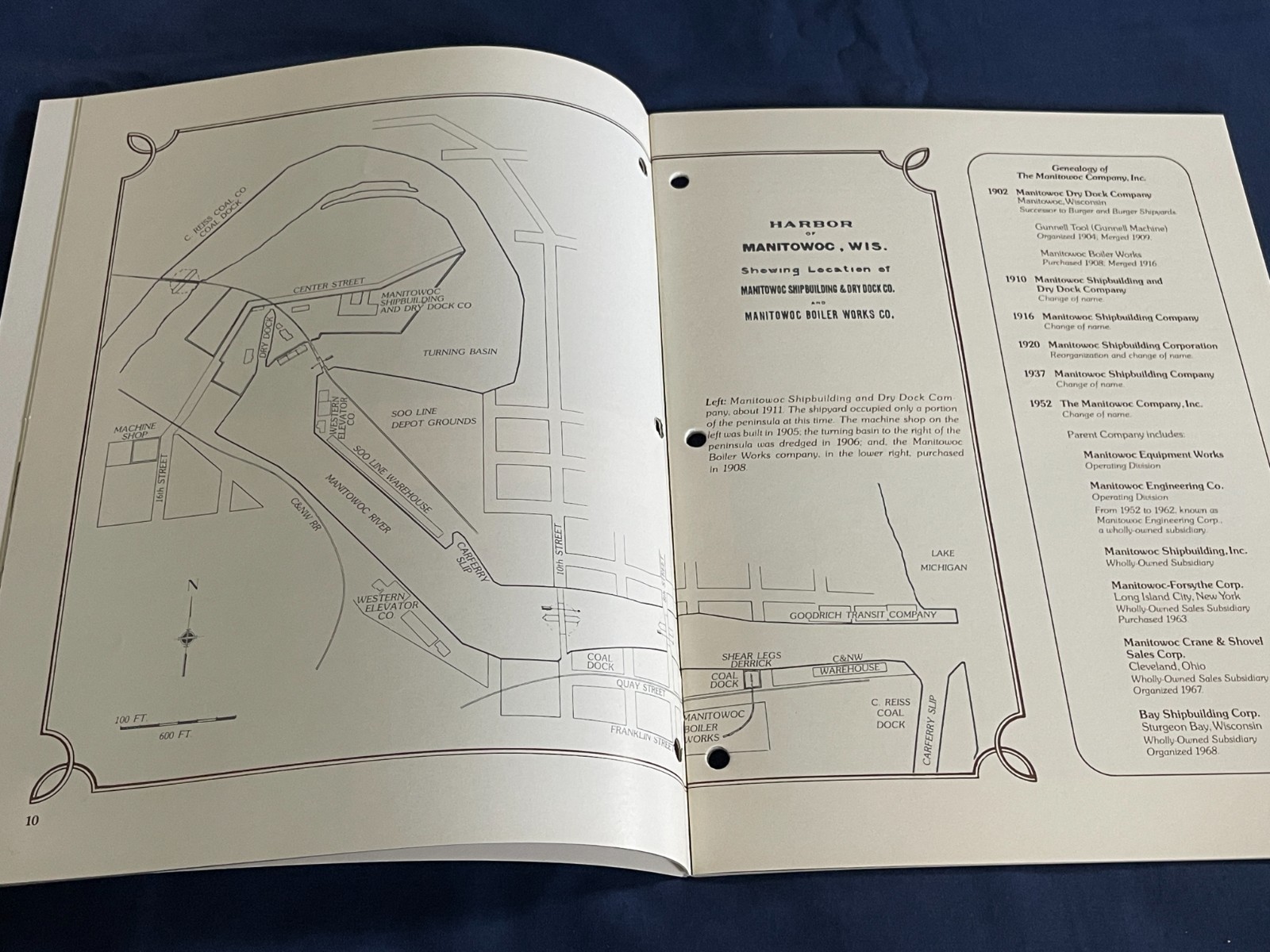 The Manitowoc Company 75 Years Booklet Brochure Dealer Sales Pamphlet