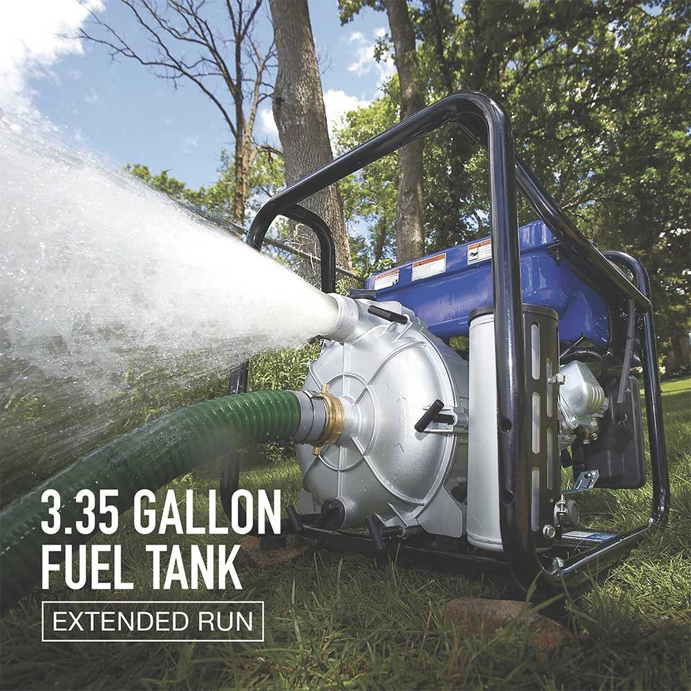 Powerhorse Trash Pump – Extended Run – 2 In. Npt – 183 GPM – 212cc 42 PSI – NEW