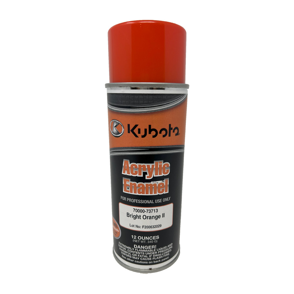 Genuine OEM Kubota 70000-73713 Bright Orange II Touch Up Spray Paint