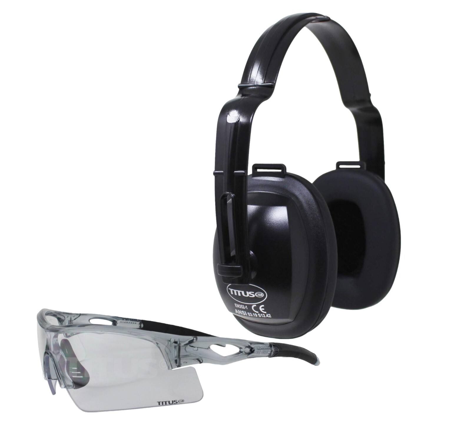 ECO G20 EARMUFF EYE PROTECTION HEADPHONES GLASSES SHOOTING RANGE NOISE REDUCTION