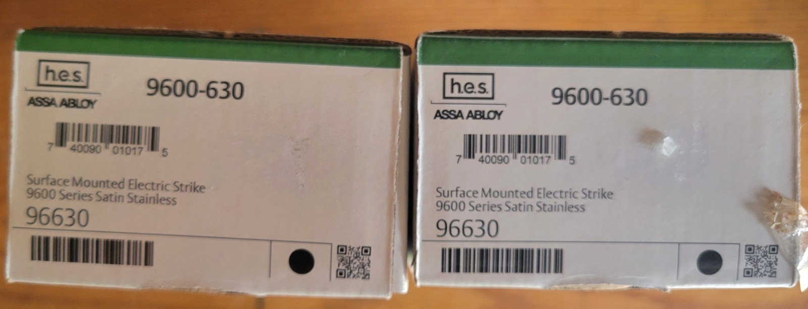 HES 9600 Surface Mounted Electric Strike 630 Stainless New 12/24V Assa Abloy