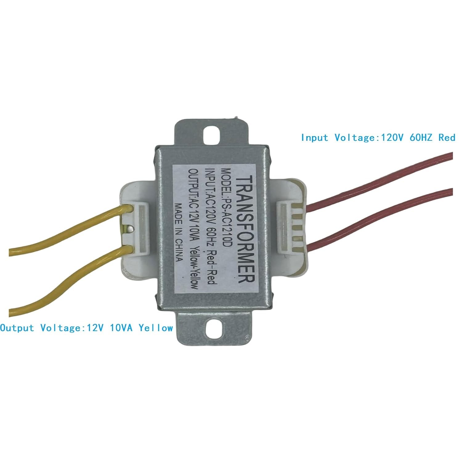 AC/AC Power Transformer, 120V 60Hz to 12V 10VA, Single Phase, for Lighting, Audi