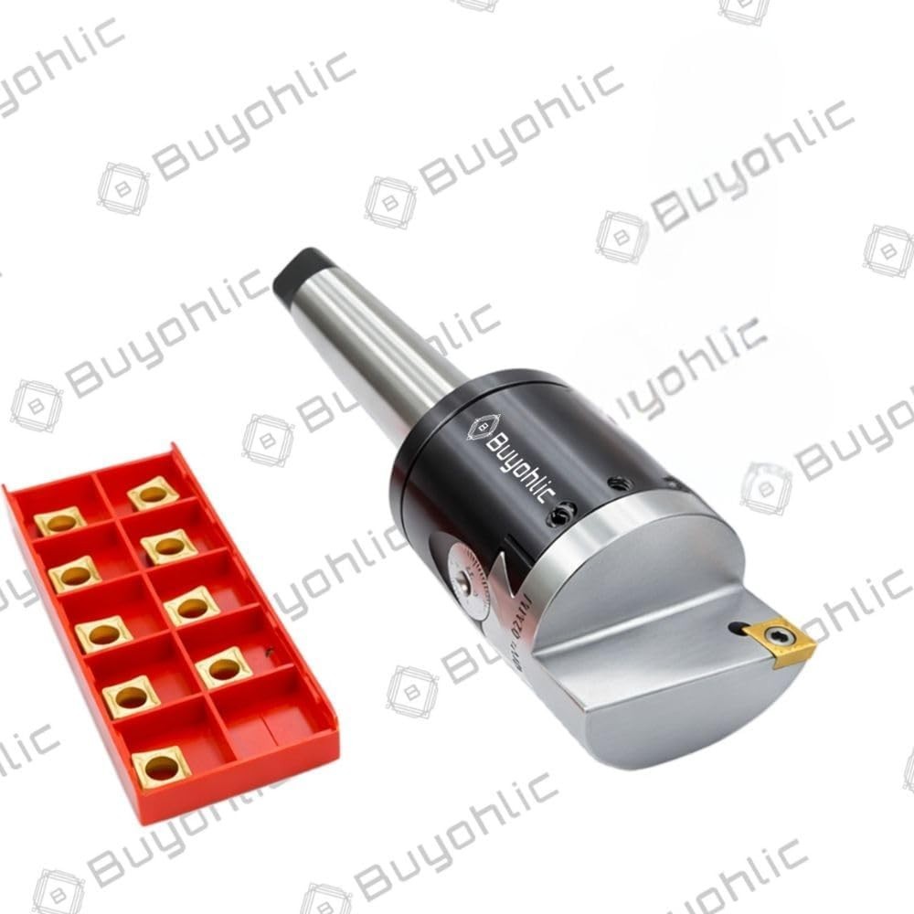 50mm Indexable Boring Head, CCMT Inserts, 0.02mm, 1/2-18 TPI for Milling Machine