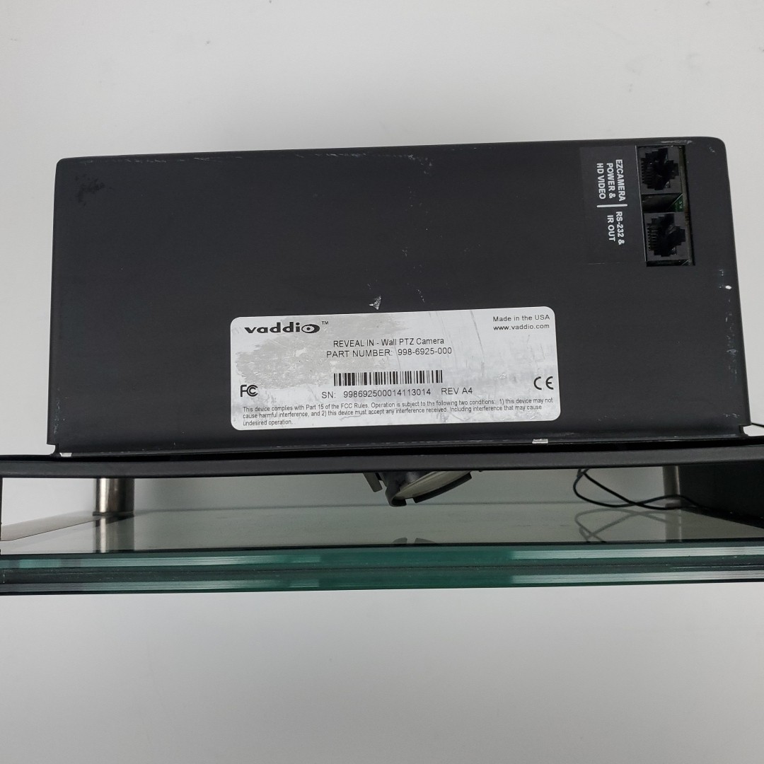 Vaddio Reveal In-Wall PTZ Surveillance Camera 998-6925-000
