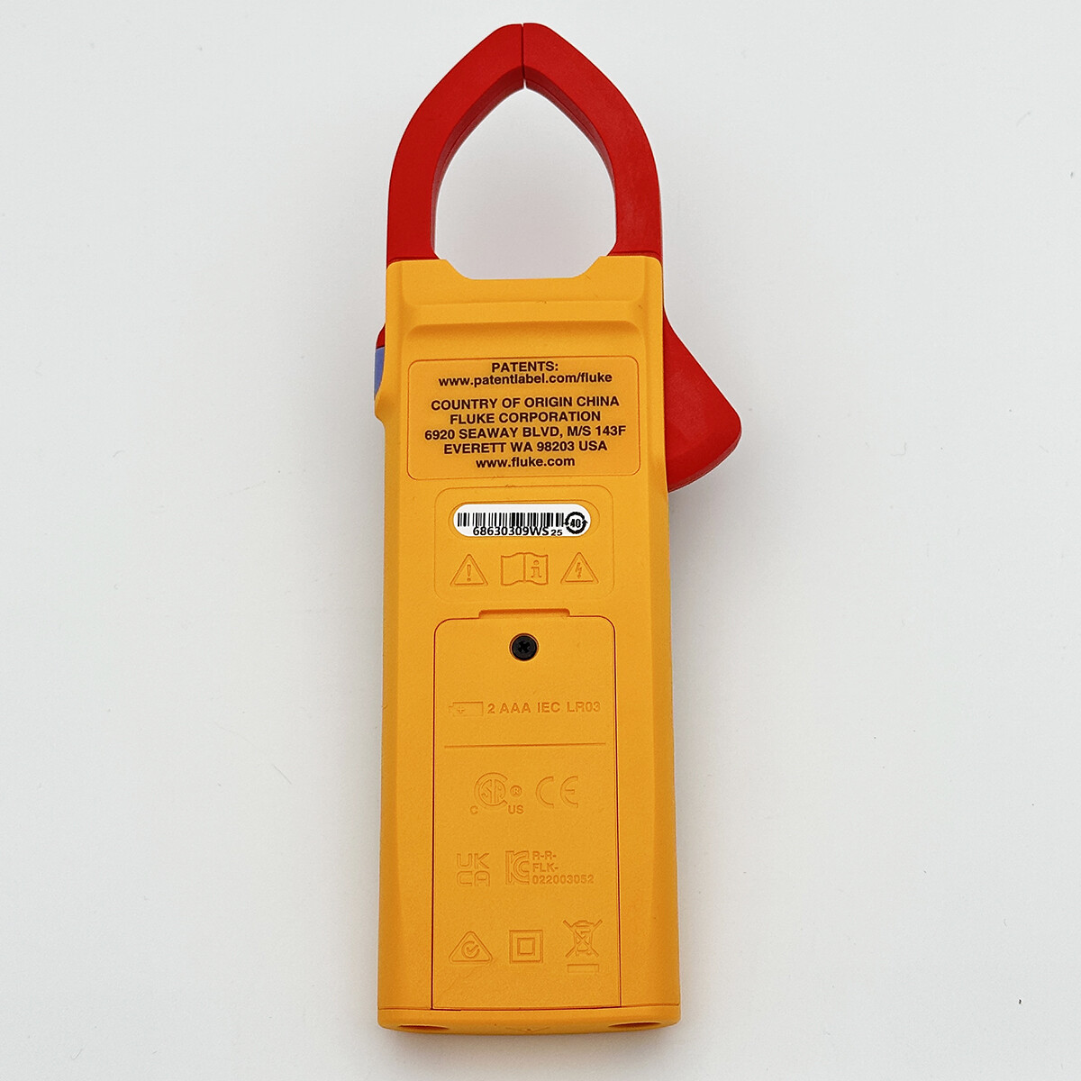 Fluke 301E AC/DC Clamp Meter 1000A AC/DC Voltage 600V Backlight Resistance Diode