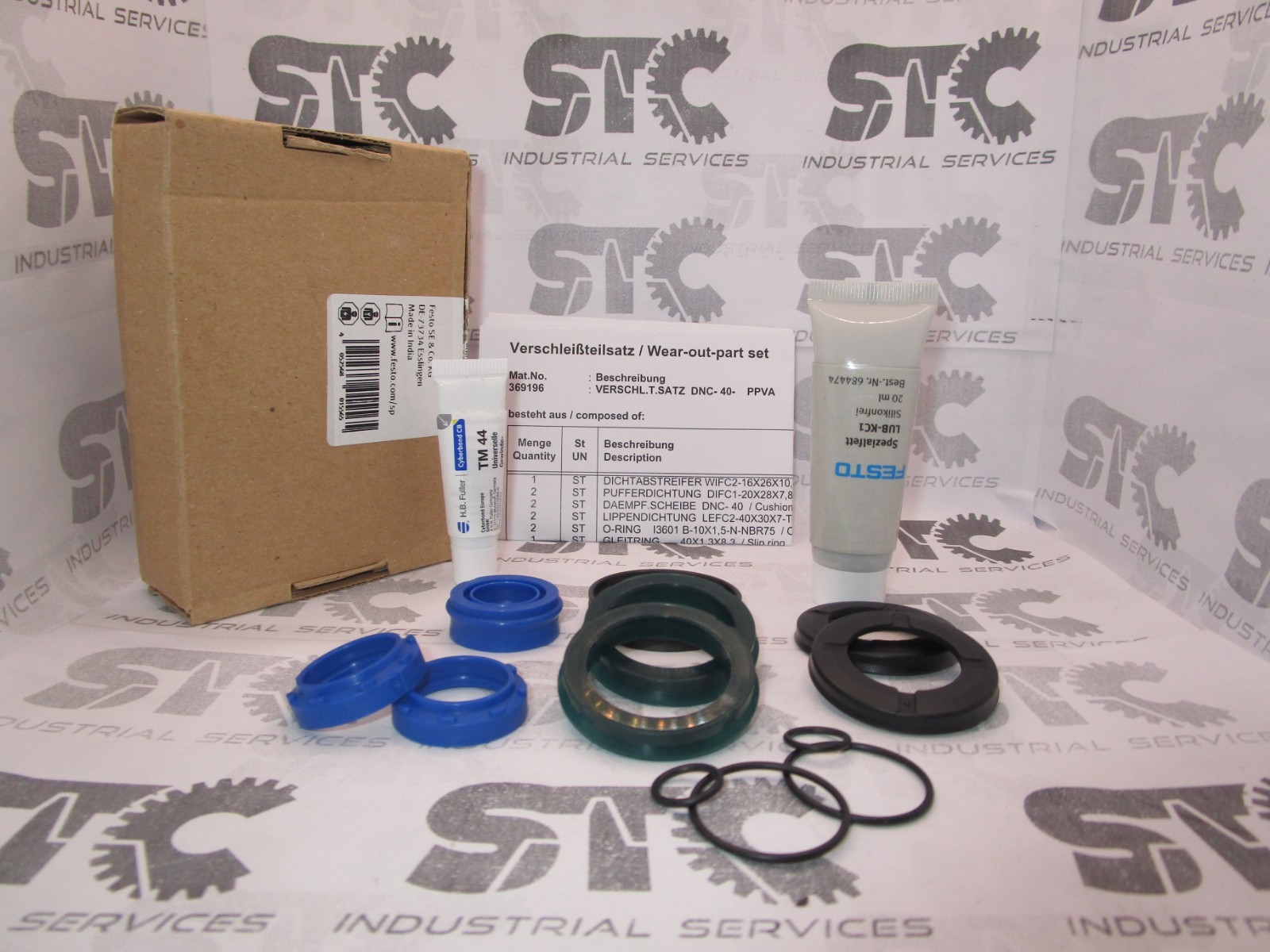 DNC-40-PPVA Genuine FESTO 369196 Set of wear parts -Made in India-FAST SHIPPING