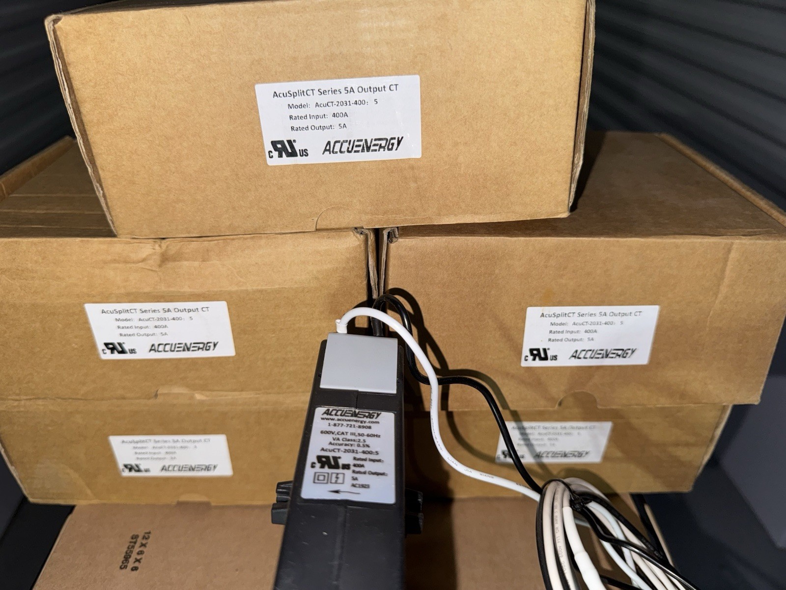 ACCUENERGY AcuSplitCT Series 5A Output CT Model: AcuCT-2031-400: 5