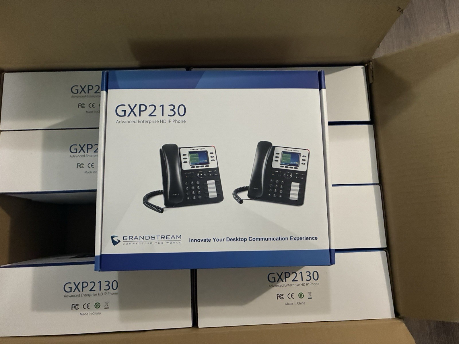 New Lot of 8 – Grandstream GXP2130 Advance Enterprise HD IP Phones
