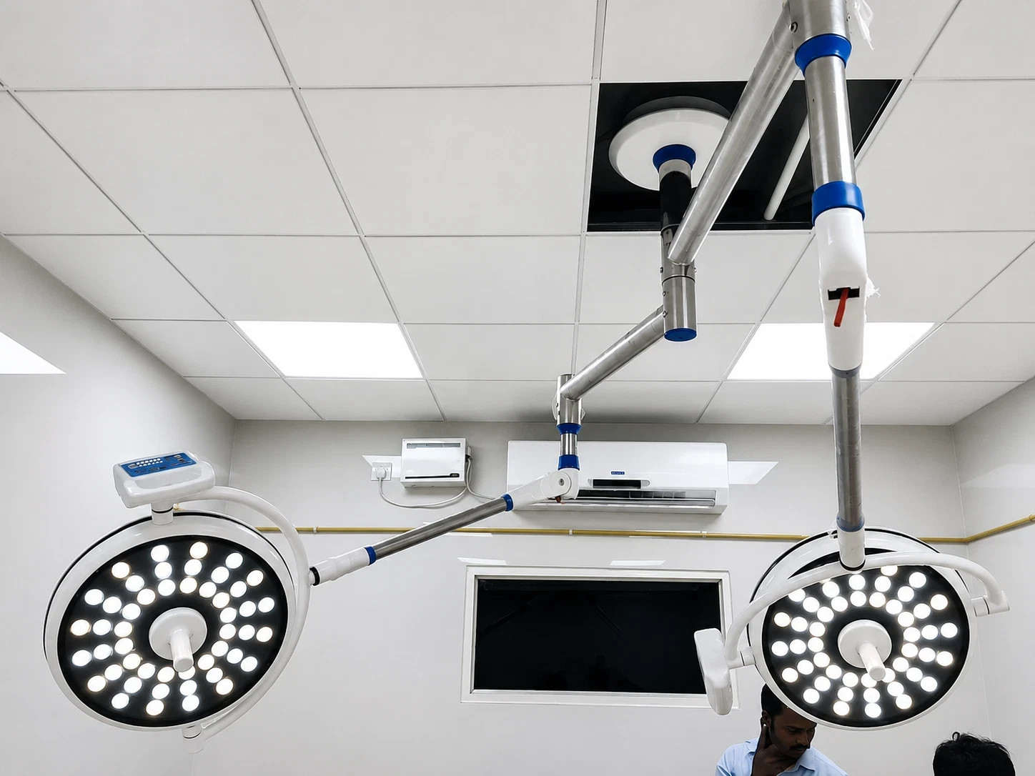 LED Lamp Satellite OT Room Light Surgical New Double Dome Operation Theater