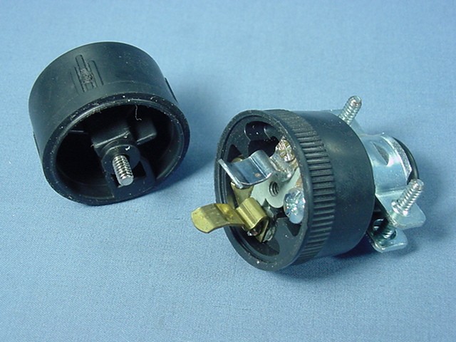 Cooper Residential Polarized Straight Blade Connector Plug 1-15R 15A Bulk 178