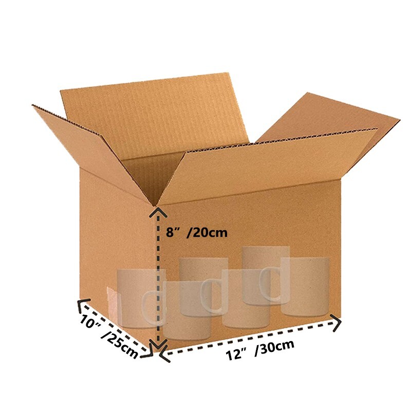 12 x10x8 inches, 5/10/15 pack | Corrugated cardboard box for packaging, shipping