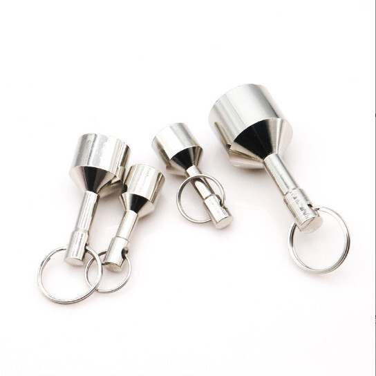 2PCS Keychain Neodymium Magnet for Testing Brass Gold Silver Coins Ferrous Metal