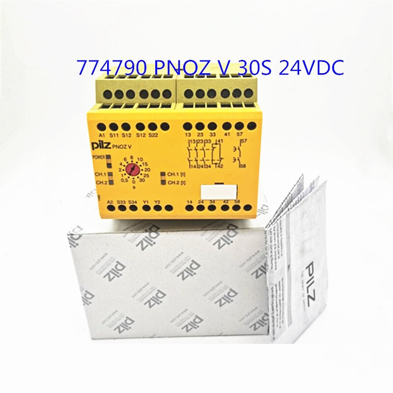 1pcs Pilz Relay Module Safety Emergency Stop Relay 774790 PNOZ V 30S 24VD