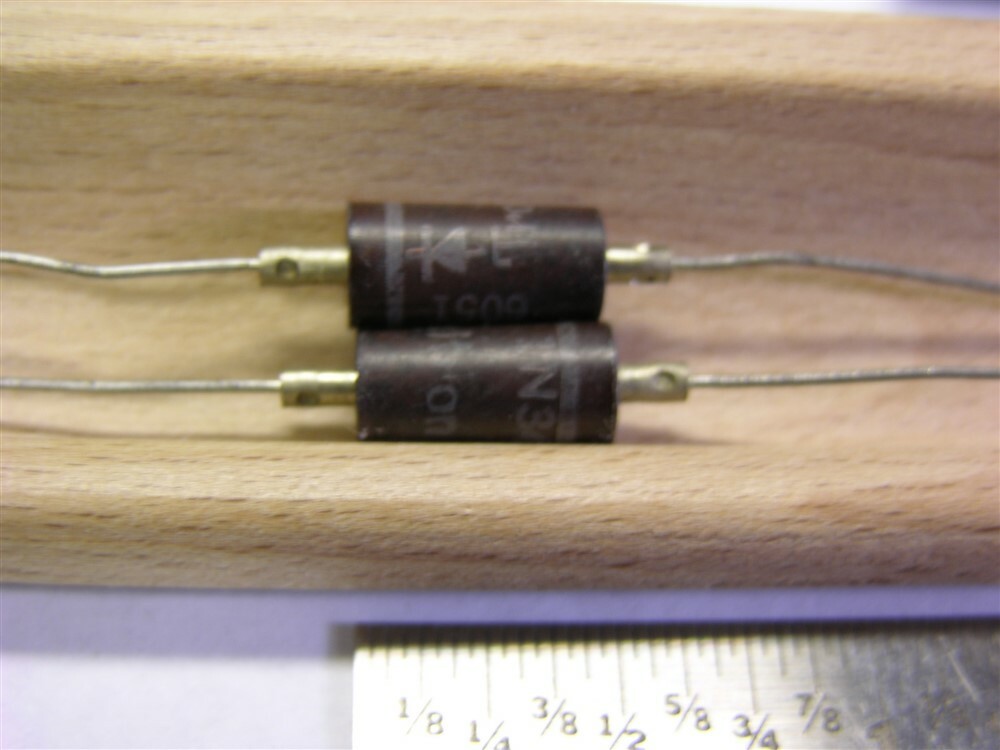 3 Vintage Transitron 1N34 Germanium Diodes