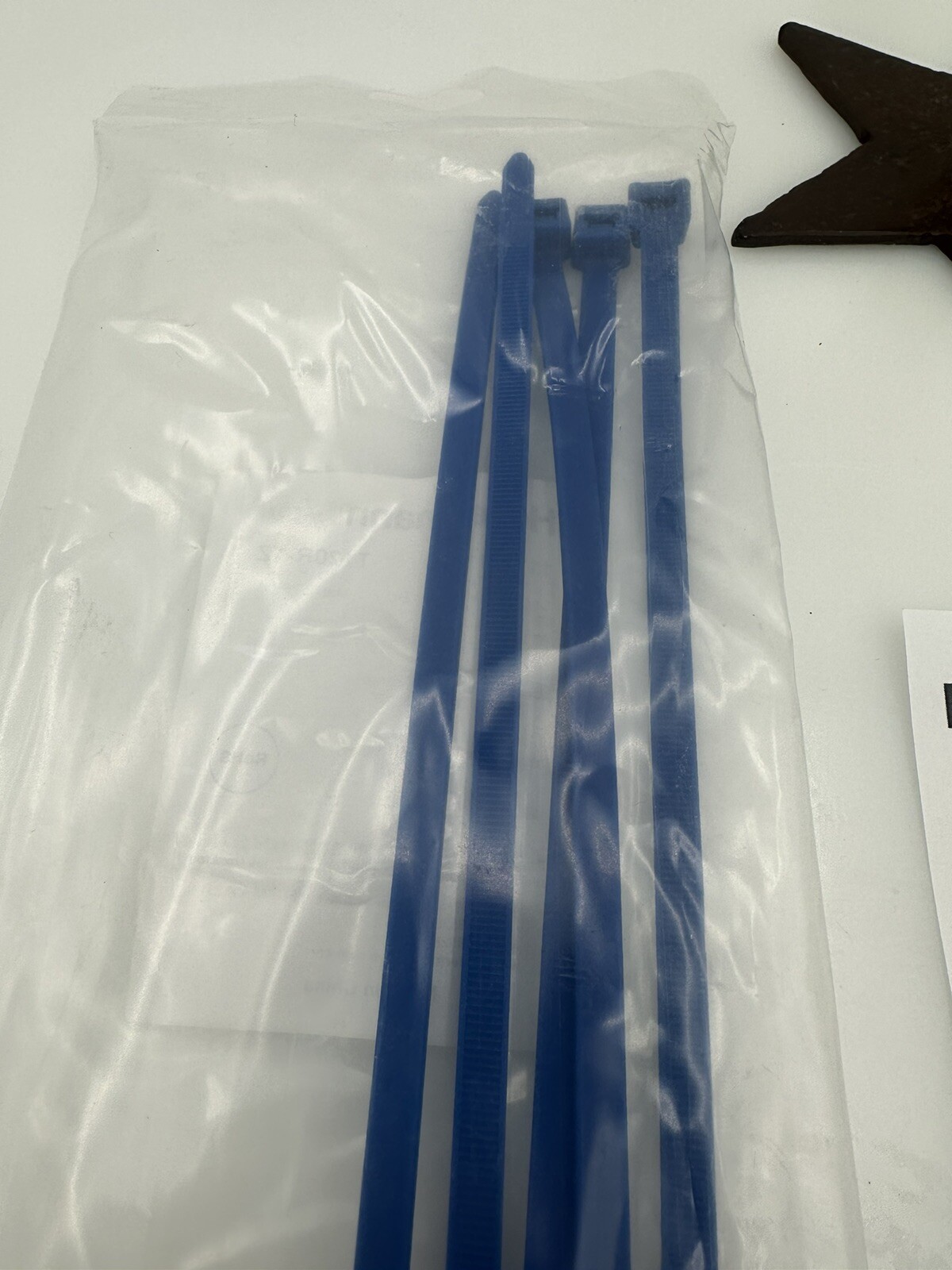 HellermannTyton 111-01125 HighTemp Cable Tie T120R-TZ Blue ETFE 15.2″ 5/PKG NEW