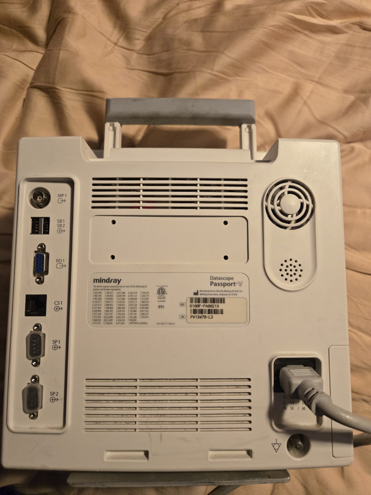 MINDRAY Datascope Passport V Patient Monitor