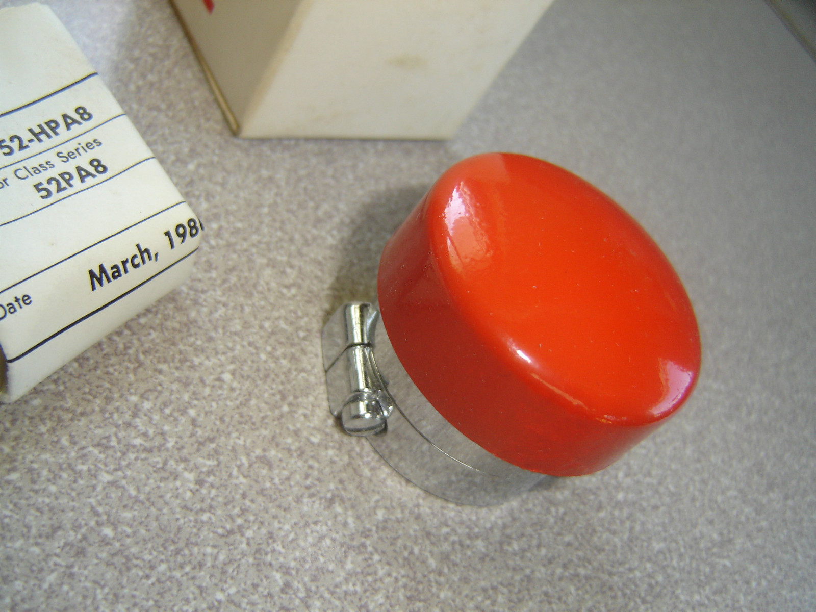Furnas Oil Tight Control, 52AAM2 Red Push Button New in Box